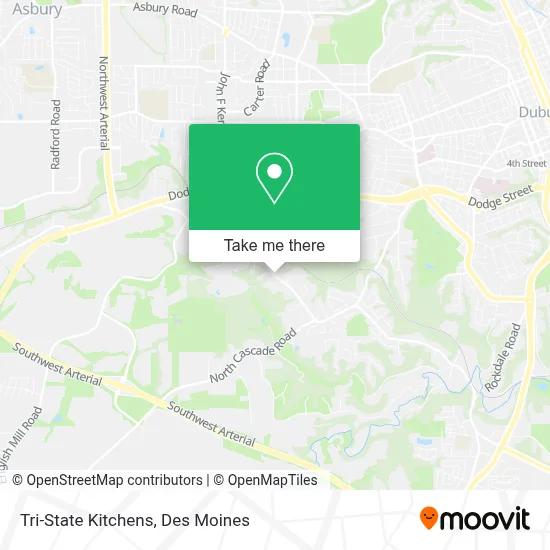 Tri-State Kitchens map