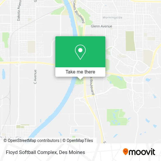Floyd Softball Complex map