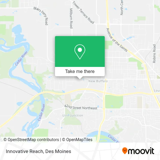 Innovative Reach map