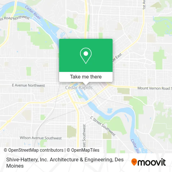 Shive-Hattery, Inc. Architecture & Engineering map