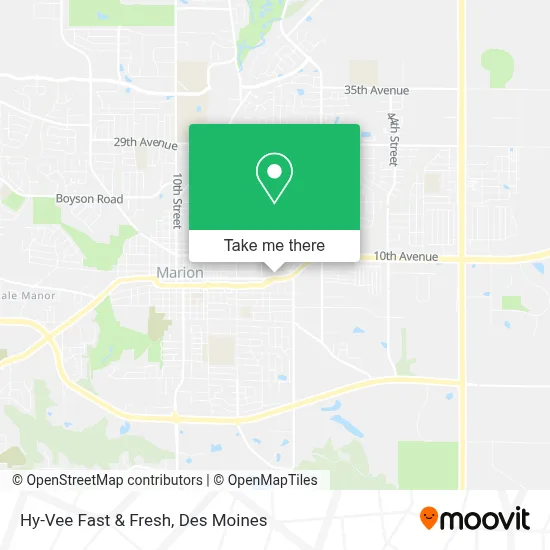 Hy-Vee Fast & Fresh map