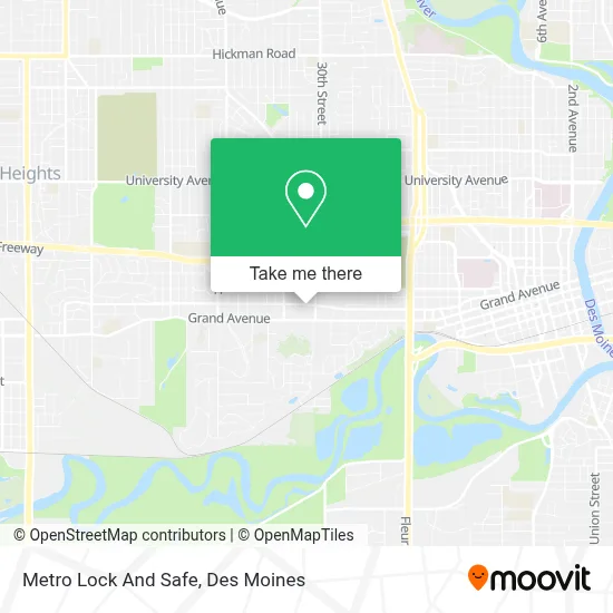 Metro Lock And Safe map