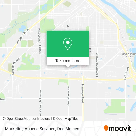 Marketing Access Services map