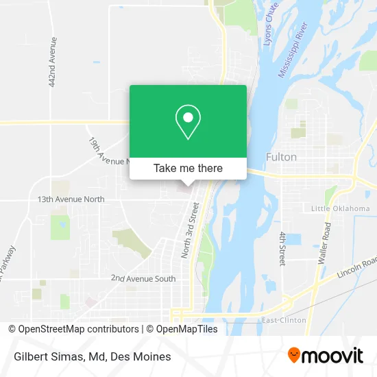 Gilbert Simas, Md map