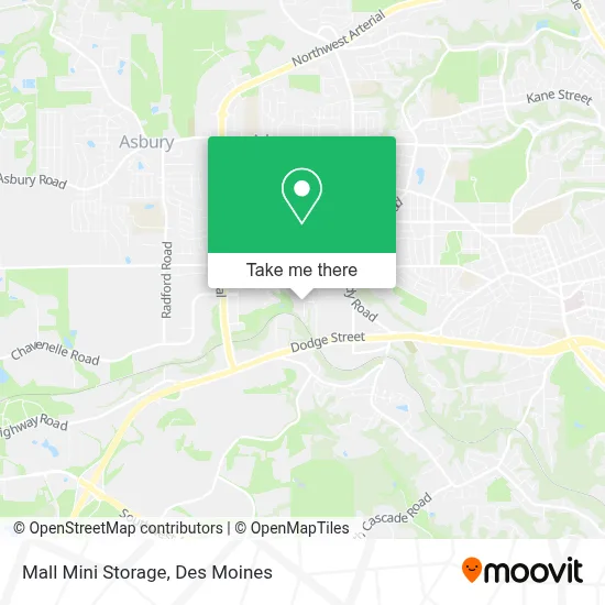 Mall Mini Storage map