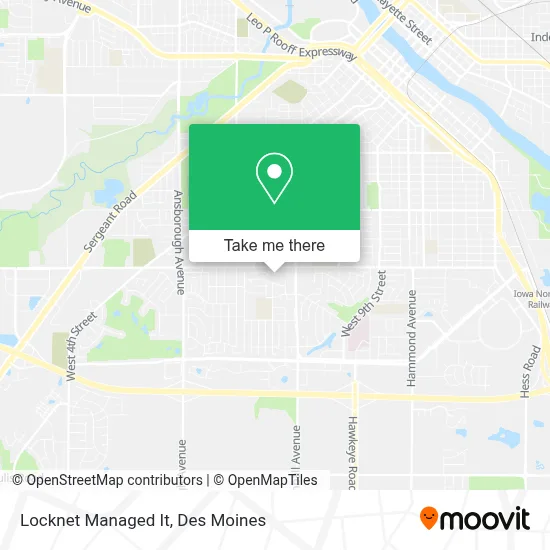 Locknet Managed It map