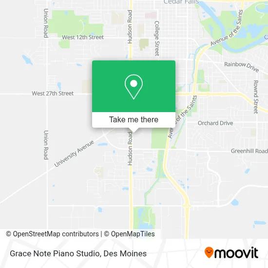 Grace Note Piano Studio map