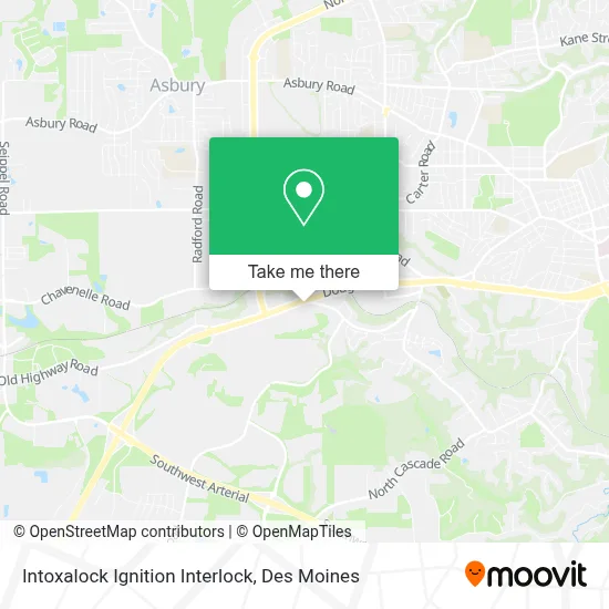 Intoxalock Ignition Interlock map