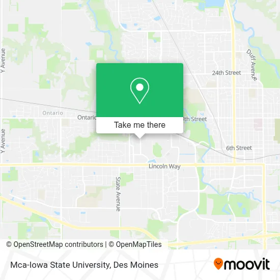 Mca-Iowa State University map