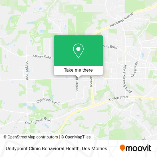 Unitypoint Clinic Behavioral Health map