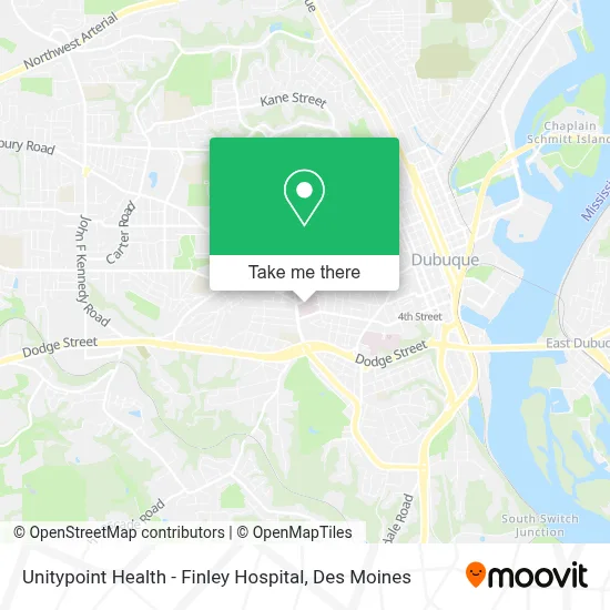 Unitypoint Health - Finley Hospital map