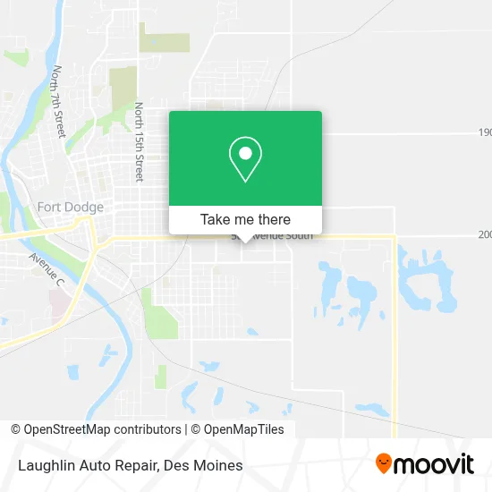 Laughlin Auto Repair map