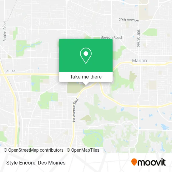 Style Encore map