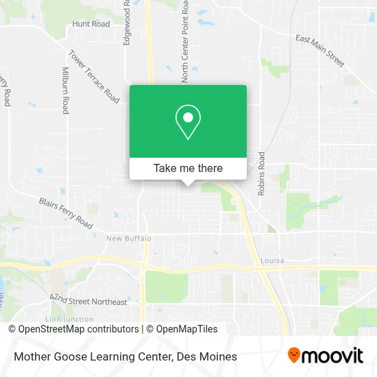 Mother Goose Learning Center map