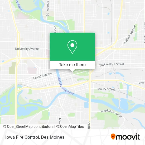 Iowa Fire Control map