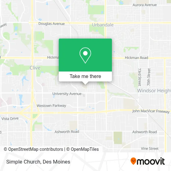 Simple Church map