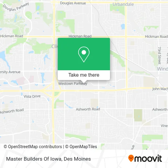 Master Builders Of Iowa map