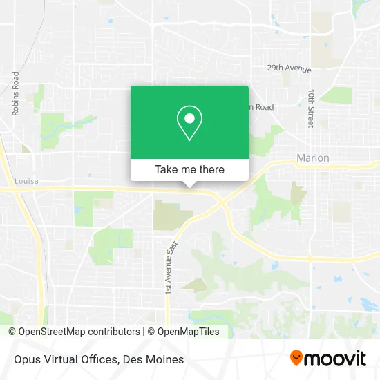 Opus Virtual Offices map