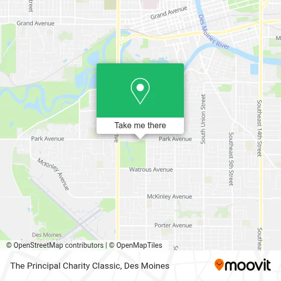The Principal Charity Classic map