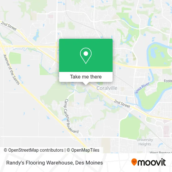 Randy's Flooring Warehouse map