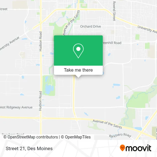 Rue 21 map