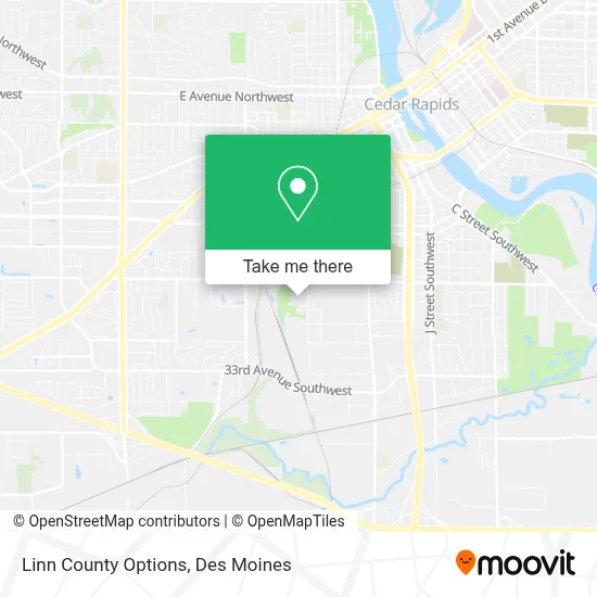 Linn County Options map