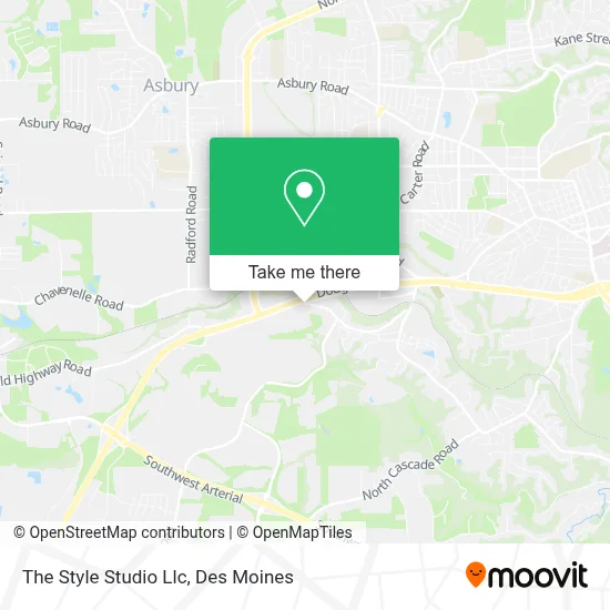 The Style Studio Llc map