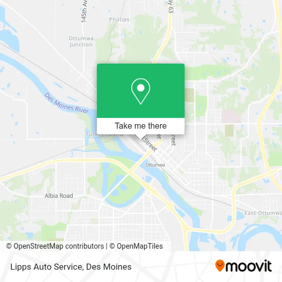 Lipps Auto Service map