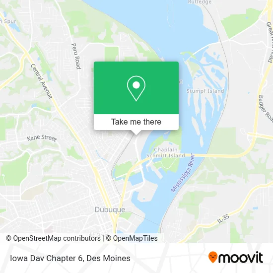 Iowa Dav Chapter 6 map