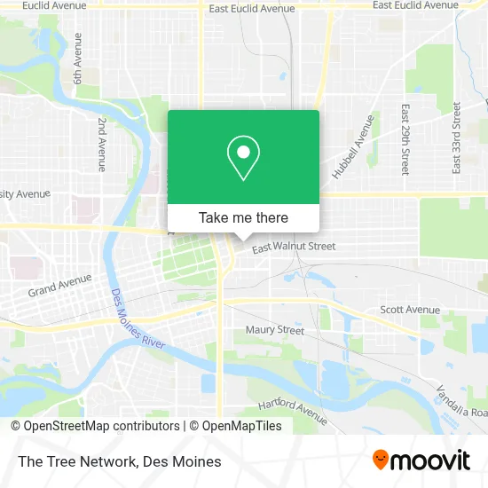 The Tree Network map