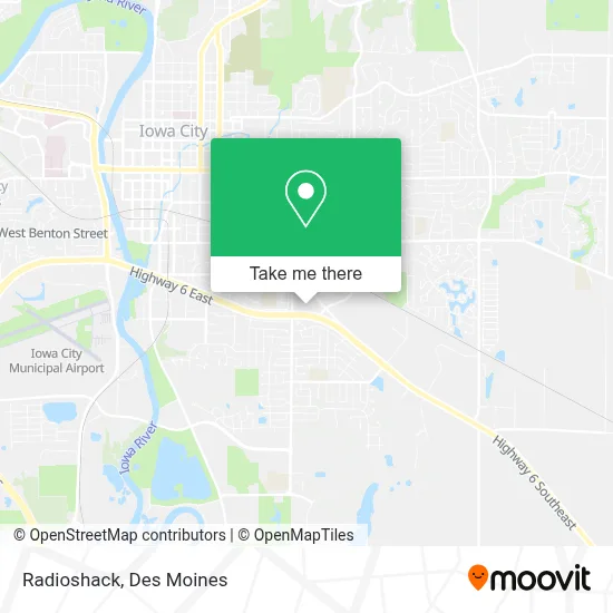 Radioshack map