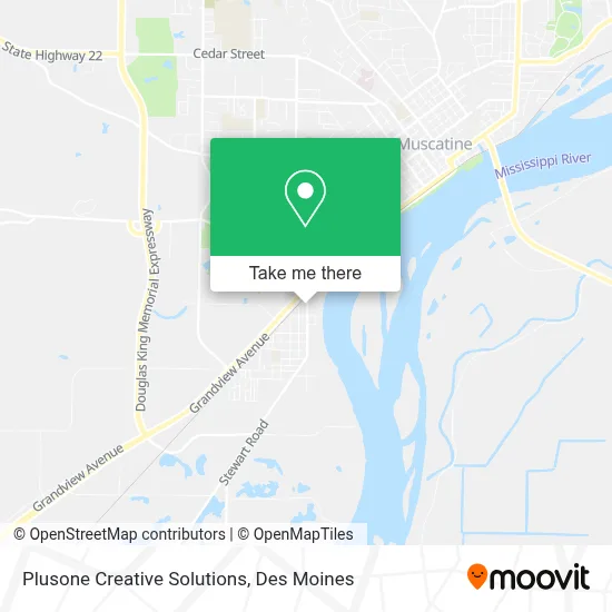 Plusone Creative Solutions map
