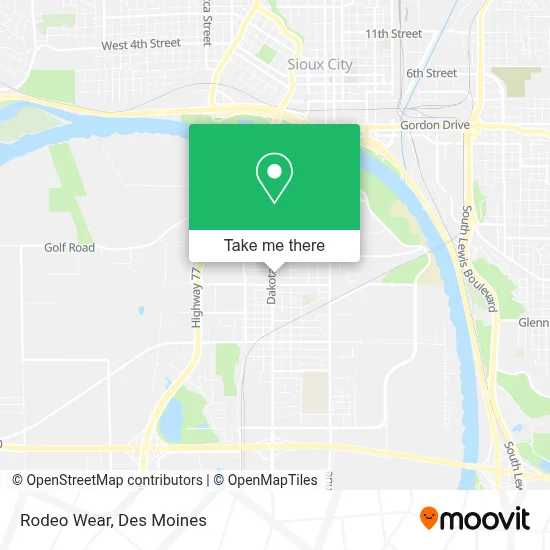 Rodeo Wear map