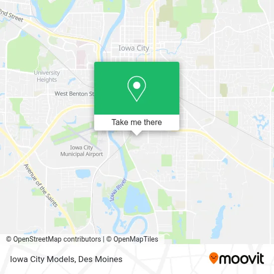 Iowa City Models map