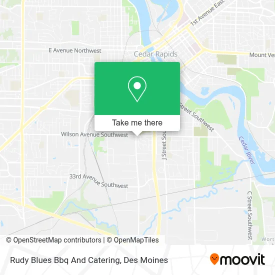 Rudy Blues Bbq And Catering map