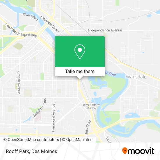 Rooff Park map
