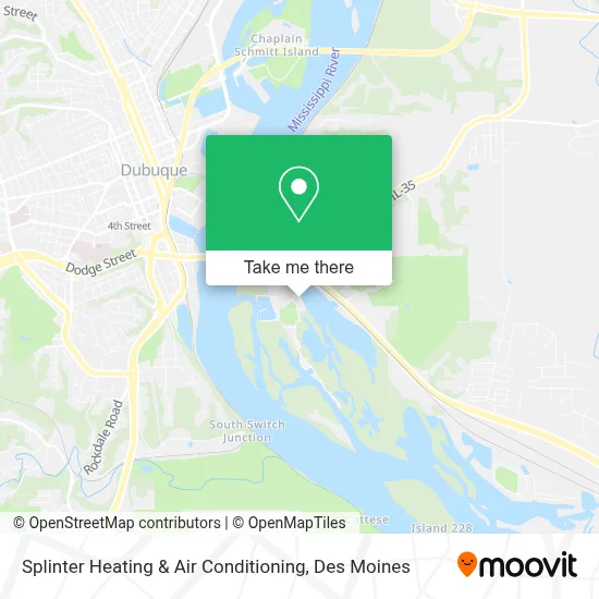 Splinter Heating & Air Conditioning map
