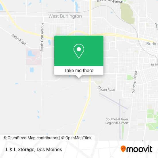 L & L Storage map