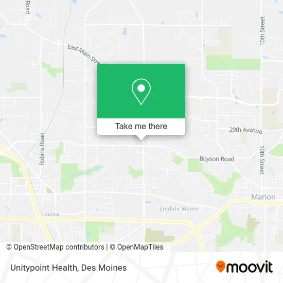 Unitypoint Health map