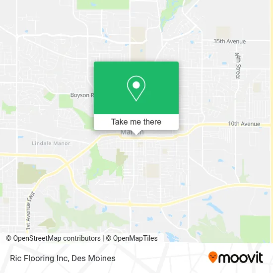 Ric Flooring Inc map