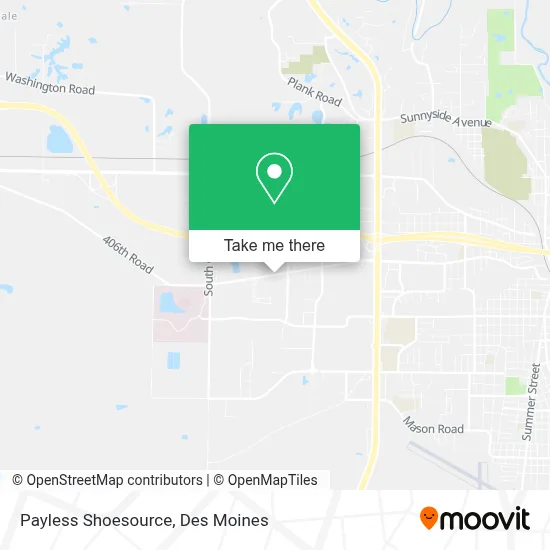 Payless Shoesource map