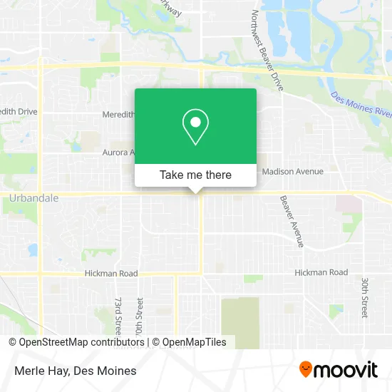 Merle Hay map