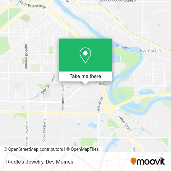 Riddle's Jewelry map