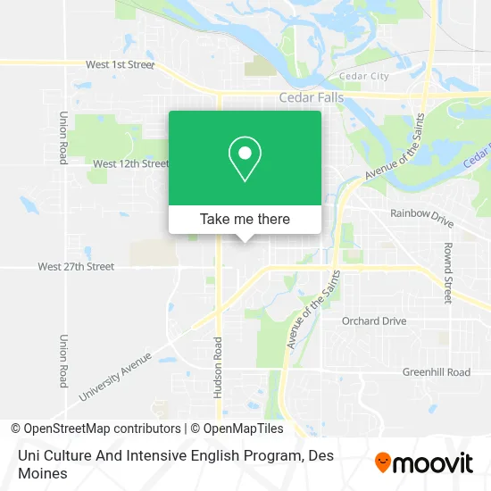 Uni Culture And Intensive English Program map