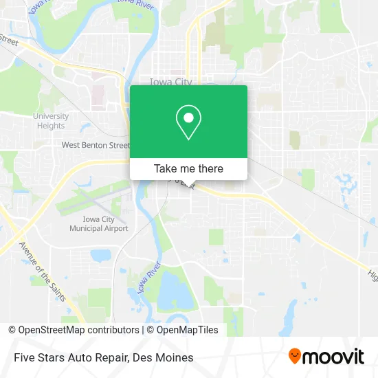 Five Stars Auto Repair map