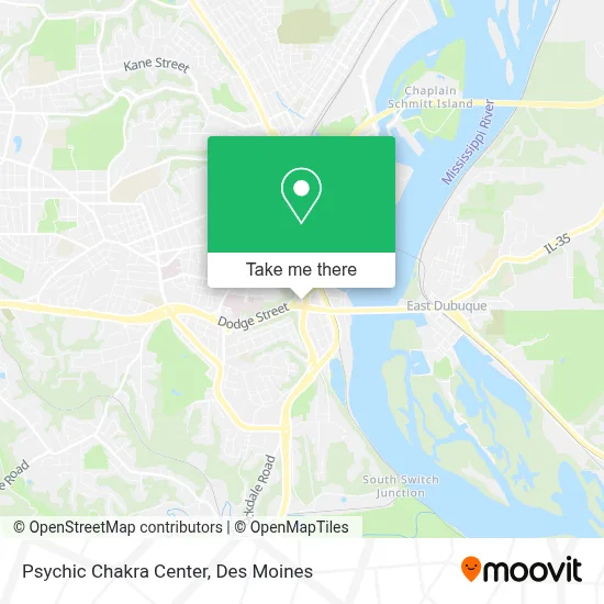 Psychic Chakra Center map