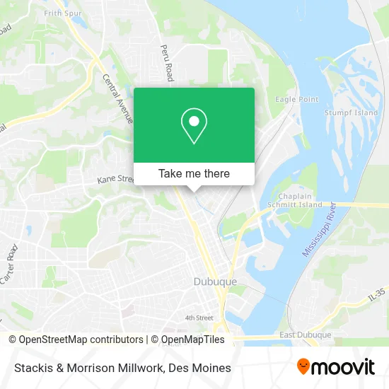 Stackis & Morrison Millwork map