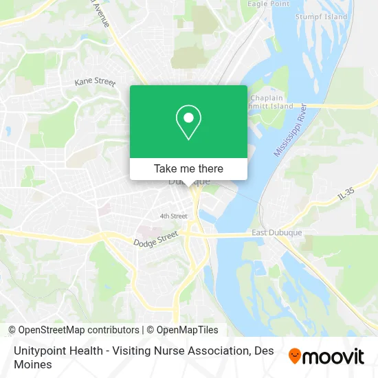 Unitypoint Health - Visiting Nurse Association map