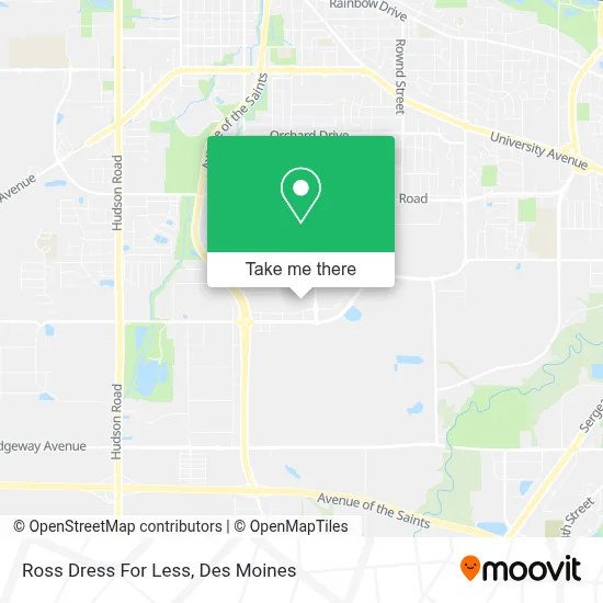 Ross Dress For Less map