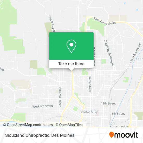 Siouxland Chiropractic map